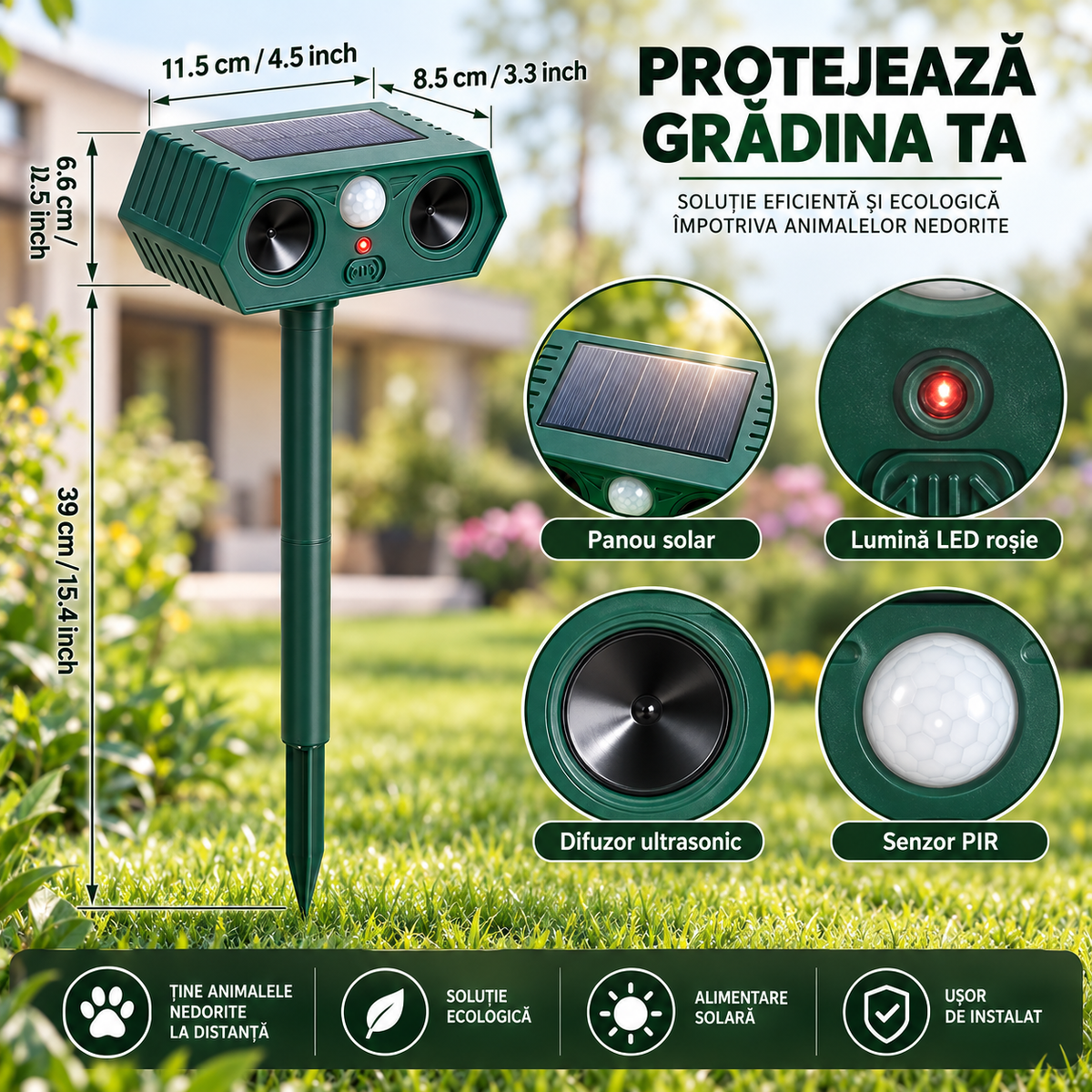 Dispozitiv Ultrasonic Alungare Daunatori