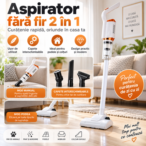 Aspirator Vertical Portabil - Fara Fir
