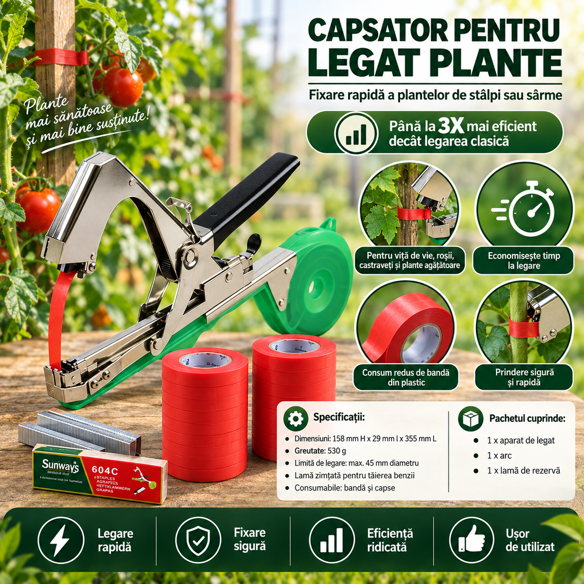 Capsator Legat Plante
